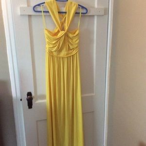BCBGeneration Woman’s yellow gown